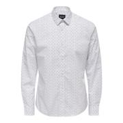 Klassieke Witte Overhemd Only & Sons , White , Heren
