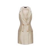 Short Dresses Elisabetta Franchi , Beige , Dames