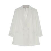 Stijlvolle Jas Imperial , White , Dames