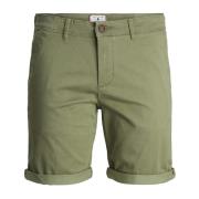 Heren Chino Shorts Solid Jack & Jones , Green , Heren