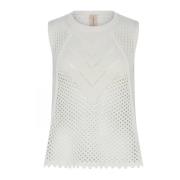 Round-neck Knitwear Skovhuus , White , Dames