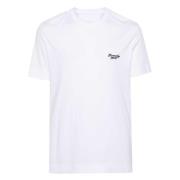 T-shirt met logo-borduursel Givenchy , White , Heren