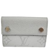 Pre-owned Canvas wallets Louis Vuitton Vintage , Gray , Dames