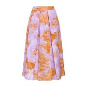 Midi Skirts Maliparmi , Purple , Dames