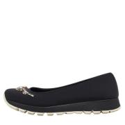 Pre-owned Fabric flats Prada Vintage , Black , Dames