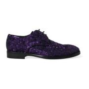 Laced Shoes Dolce & Gabbana , Purple , Heren