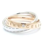 Pre-owned Rose Gold rings Celine Vintage , Yellow , Dames