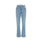 Klassieke Denim Jeans Gcds , Blue , Dames