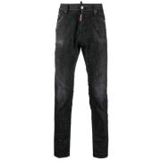 Trousers Dsquared2 , Black , Heren