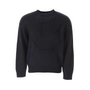 Stijlvolle Pullover Trui Emporio Armani , Blue , Heren