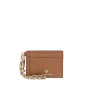 Chain Card Holder Portemonnee Michael Kors , Brown , Dames