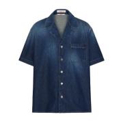 Blouses Shirts Valentino Garavani , Blue , Heren