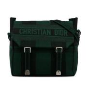 Pre-owned Canvas crossbody-bags Dior Vintage , Green , Dames