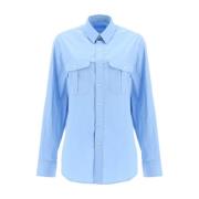 Blouses Shirts Wardrobe.nyc , Blue , Dames