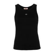 Tops Twinset , Black , Dames