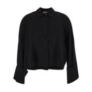 Vrouw Shirt Mode Semicouture , Black , Dames
