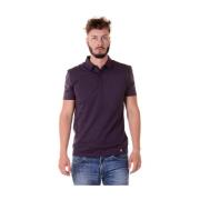 Polo Shirts Versace , Purple , Heren