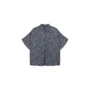 Alix THE Label Crinkle text oversized blouse Alix The Label , Gray , D...