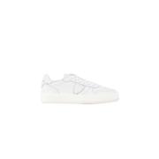 Nice LOW Witte Leren Sneakers Philippe Model , White , Heren