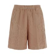 Casual Shorts Semicouture , Beige , Dames