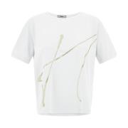 T-Shirts Herno , White , Dames