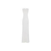 Elegante Zwarte Jurk Elisabetta Franchi , White , Dames