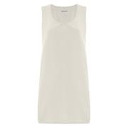 Minimalistische Flared Mini Jurk Kocca , White , Dames