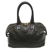 Pre-owned Leather shoulder-bags Yves Saint Laurent Vintage , Black , D...