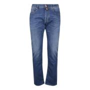 Slim-fit Trousers Jacob Cohën , Blue , Heren