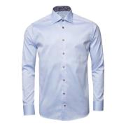 Blauwe Hedendaagse Overdeler Eton , Blue , Heren