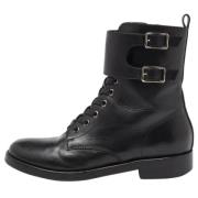 Pre-owned Leather boots Gianvito Rossi Pre-owned , Black , Dames