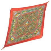 Pre-owned Silk scarves Hermès Vintage , Multicolor , Dames