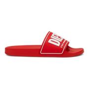 Sa-Mayemi CC - Pool slides with 3D logo Diesel , Red , Heren
