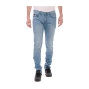 Denim Extra Slim Seasonal Jeans Trussardi , Blue , Heren