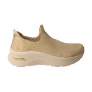 Beige Slip-On Arch Fit Sneaker Skechers , Beige , Dames