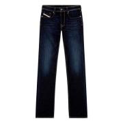 Rechte jeans met relaxte pasvorm Diesel , Blue , Heren