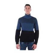 Stijlvolle Turtlenecks voor Trendy Uitstraling Trussardi , Blue , Here...