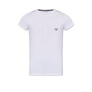 Biologisch katoenen T-shirt Emporio Armani , White , Heren