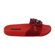 Sliders Dolce & Gabbana , Red , Dames