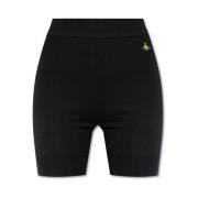 Shorts met logo Vivienne Westwood , Black , Dames