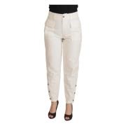 Slim-fit Trousers Dolce & Gabbana , White , Dames