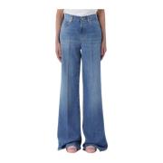 Wide Jeans Dondup , Blue , Dames