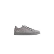 Grijze suède leren sneakers met studs Tod's , Gray , Heren