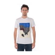 Pop Art Vlekken T-Shirt Daniele Alessandrini , White , Heren