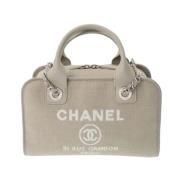 Pre-owned Canvas chanel-bags Chanel Vintage , Gray , Dames