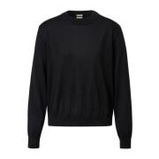 Round-neck Knitwear Massimo Alba , Black , Dames