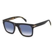 Flat Black Havana Sunglasses Eyewear by David Beckham , Multicolor , H...