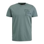 Propeller Print Ronde Hals T-Shirt PME Legend , Green , Heren