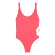 Swimsuit with Oval D chain Diesel , Pink , Dames