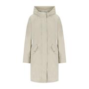 Licht Eiken Zomer Parka Woolrich , Beige , Heren